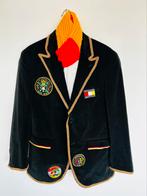 Luxe fluwelen Oeteldonk herenjas, Kleding | Heren, Carnavalskleding en Feestkleding, Maat 52/54 (L), Carnaval, Oeteldonk, Ophalen of Verzenden