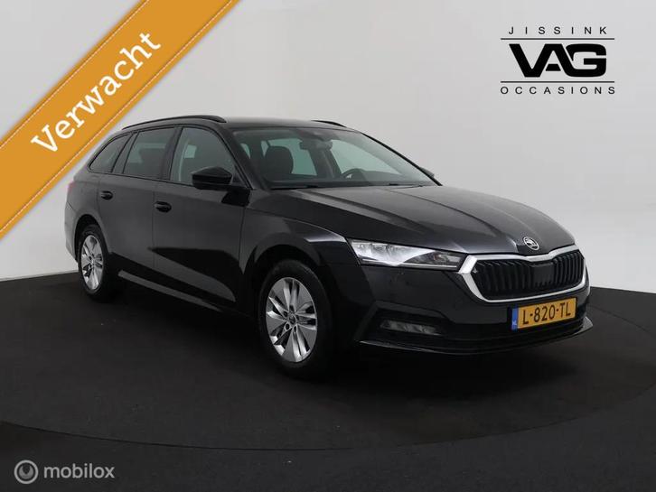 Skoda Octavia 1.0 TSI CarPlay Clima Trekhaak Navi Parkeersen, Auto's, Skoda, Bedrijf, Te koop, Octavia, ABS, Airbags, Airconditioning