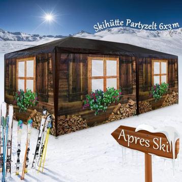Paviljoen partytent skihut apres ski 3x6 GRATIS BEZORGD! beschikbaar voor biedingen