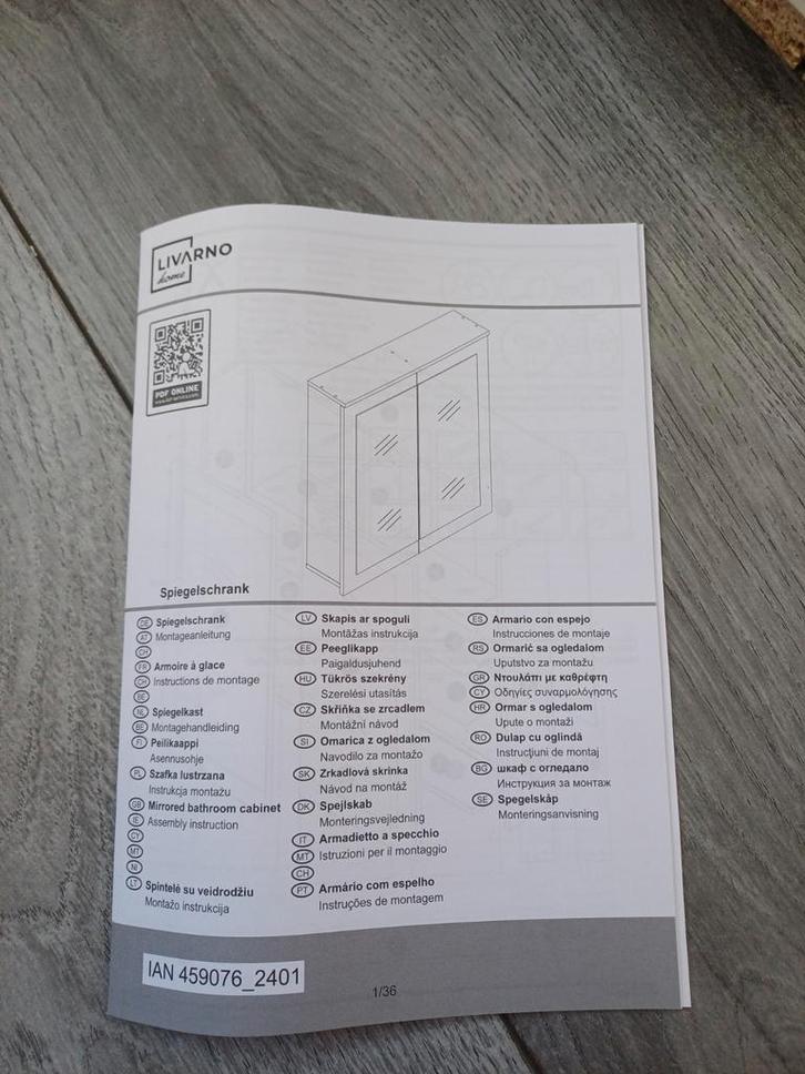 Badkamer Spiegelkast (zonder spiegel), Huis en Inrichting, Badkamer | Badkamermeubels, Gebruikt, Spiegelkast, Minder dan 100 cm