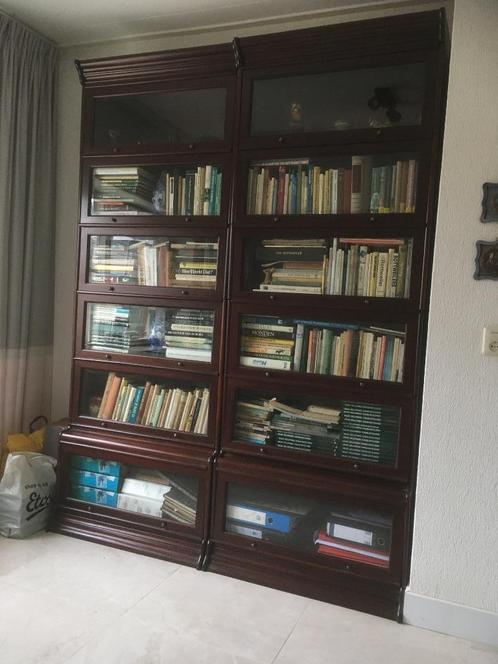 2 Klassieke mahonie boekenkasten, Antiek en Kunst, Antiek | Meubels | Kasten, Ophalen
