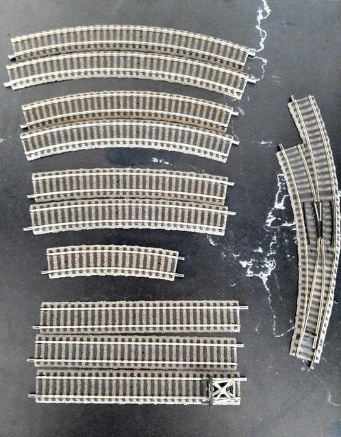 Fleischmann rails, Hobby en Vrije tijd, Modeltreinen | H0, Gebruikt, Rails, Gelijkstroom, Fleischmann, Analoog, Ophalen of Verzenden