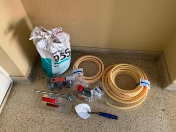 Complete set klusmaterialen – Stucwerk & Elektra beschikbaar voor biedingen
