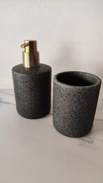 Zeepdispenser en tandenborstelhouder/ beker Hema, Huis en Inrichting, Badkamer | Badtextiel en Accessoires, Ophalen of Verzenden