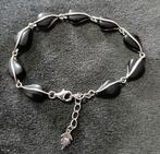 Vintage 925 sterling zilver armband met zwarte onyx stenen, Sieraden, Tassen en Uiterlijk, Armbanden, Met edelsteen, Verzenden