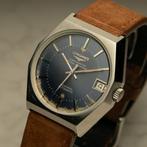 vintage horloges Longines Tissot Certina, Ophalen of Verzenden, Gebruikt, Leer, Overige merken