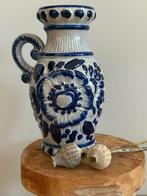 Vintage kobalt- grijs blauwe vaas . West Germany, Antiek en Kunst, Ophalen of Verzenden
