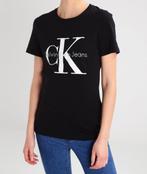 Calvin Klein Jeans zwarte Monogram t-shirt shirt polo S, Nieuw, Ophalen of Verzenden, Calvin Klein, Maat 36 (S)