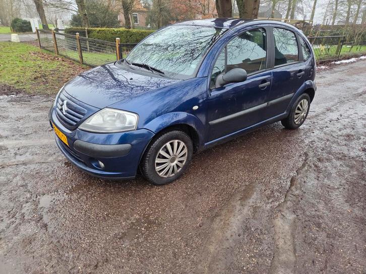 Citroën C3 1.4 I 2004 Blauw, Auto's, Citroën, Bedrijf, C3, Benzine, C, Hatchback, Handgeschakeld, Origineel Nederlands, Blauw