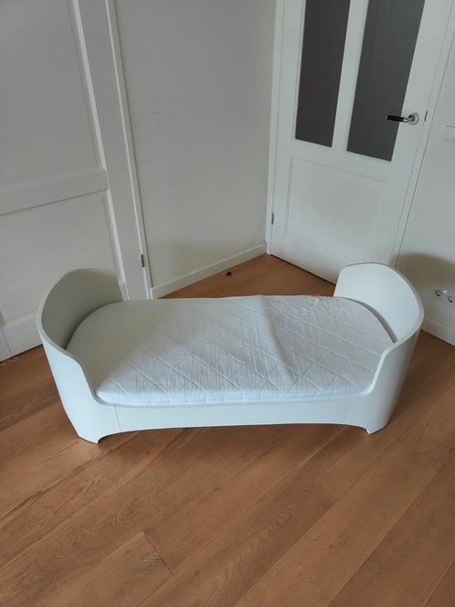 Leander Classic juniorbed – wit gebruikt, Kinderen en Baby's, Kinderkamer | Overige Meubels, Gebruikt, Ophalen