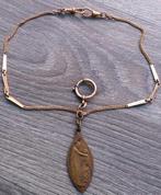 Omstreeks 1900 - 1925 Zakhorloge Zak Horloge Ketting Verguld, Ophalen of Verzenden