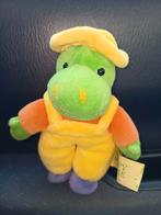 Vintage happy horse hippo, nijlpaard, 1996, bonte kleuren., Kinderen en Baby's, Speelgoed | Knuffels en Pluche, Ophalen of Verzenden