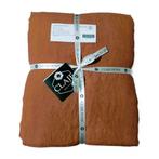 100% linnen kussenslopen 50x70 (set van 2) Bright Terra, Eenpersoons, Bruin, Hoeslaken of Sloop, Nieuw