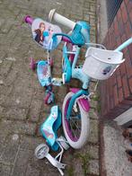 Frozen 16inch kinderfiets + stepje, Fietsen en Brommers, Fietsen | Kinderfietsjes, Ophalen, Gebruikt, 16 tot 20 inch