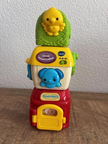 Vtech Dieren Stapelblokken met licht en geluid. PRIMA staat. beschikbaar voor biedingen