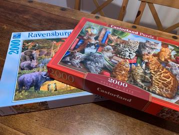 Prachtige Puzzels 2000 stukjes. beschikbaar voor biedingen