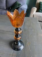 h5 – waxinelichthouder, hoogte 25 cm, Ophalen of Verzenden, Gebruikt