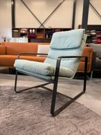 Nieuw Leolux Indra Fauteuil Cuzco Blauw stof Design stoel