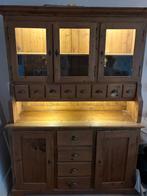 Eiken/Grenen buffetkast, Ophalen, Met plank(en), Gebruikt, 100 tot 150 cm