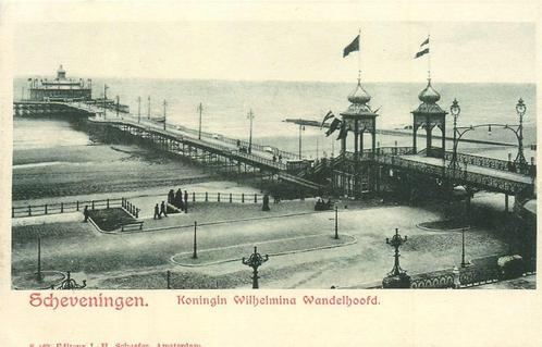 (379-065-025) Scheveningen Kon Wilhelmina Wandelhoofd, Verzamelen, Ansichtkaarten | Nederland, Zuid-Holland, Voor 1920, Verzenden