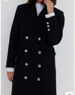 Zara manteljas, Ophalen, Zo goed als nieuw, Maat 38/40 (M), Zwart