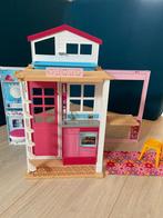 Opvouwbaar Barbie Huis, Kinderen en Baby's, Speelgoed | Poppenhuizen, Ophalen of Verzenden, Gebruikt, Poppenhuis