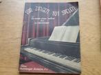 VAN ZINGEN TOT SPELEN -PIANO METHODE - H.J. VAN DUREN, Ophalen of Verzenden, Gebruikt, Les of Cursus, Piano