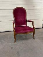 Oude vintage stoel, Ophalen, Hout, Gebruikt, Bruin