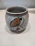 Vintage soep kommetje handgeschilderde toekan vogel, Antiek en Kunst, Verzenden
