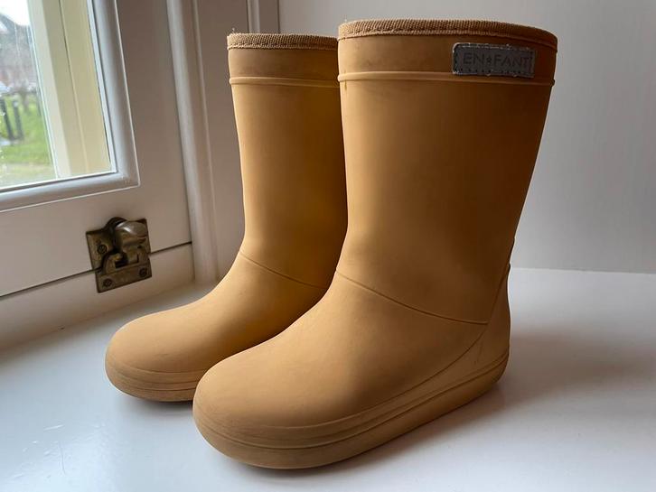 Enfant gele gevoerde winterlaarzen voor maat 24/25, Kinderen en Baby's, Babykleding | Schoentjes en Sokjes, Gebruikt, Jongetje of Meisje