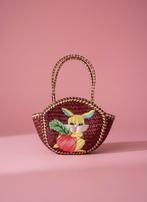 Vintage Kinder Tasje Jaren 50 Konijntje, Ophalen of Verzenden, Gebruikt, Bruin, Handtas