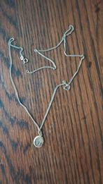 Halsketting ketting, Ophalen of Verzenden, Zilver, Overige materialen, Met hanger