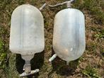 Meetglas (2x) uit oude melkstal, Dieren en Toebehoren, Ophalen, Zo goed als nieuw