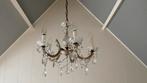 Oude brocante kroonluchter oud lamp hanglamp antiek, Antiek en Kunst, Ophalen