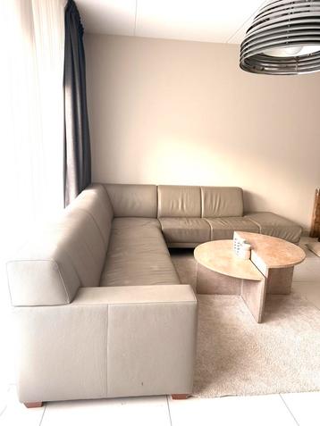 Lederen hoekbank van Lederland beschikbaar voor biedingen