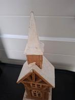 Houten huisje decoratie 42x15cm, Ophalen of Verzenden