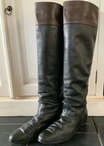 Handgemaakte laarzen, Laarzen type rijlaars maat 44/ 45, Ophalen of Verzenden, Zo goed als nieuw, Zwart, Hoge laarzen