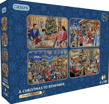 Gibsons - a Christmas to Remember - 4x500 stukjes beschikbaar voor biedingen
