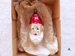 Oude grote kerstbal hoofd kerstman, Ophalen of Verzenden