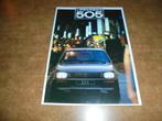 brochure Peugeot 505 modellen 1987, Verzenden, Nieuw, Overige merken