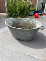 Grote zinken teil, Ophalen, Zo goed als nieuw, Metaal, 30 tot 60 cm