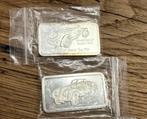 2x 1oz Degussa / Automodellen  BMW / Mercedes zilver 999, Ophalen of Verzenden, Zilver