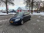 Volkswagen Golf Plus 2.0 FSI Comfortline leer clima, Auto's, Gebruikt, Zwart, 4 cilinders, Blauw