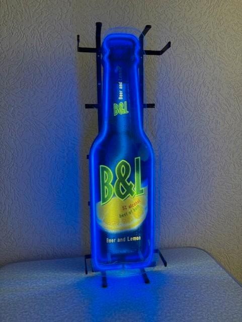 NEON reclame B & L Beer, Verzamelen, Merken en Reclamevoorwerpen, Zo goed als nieuw, Lichtbak of (neon) lamp, Ophalen