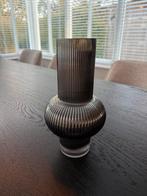 Vaas HouseVitamin smoke ribbel, Huis en Inrichting, Woonaccessoires | Vazen, Ophalen, Overige kleuren, Minder dan 50 cm, Glas