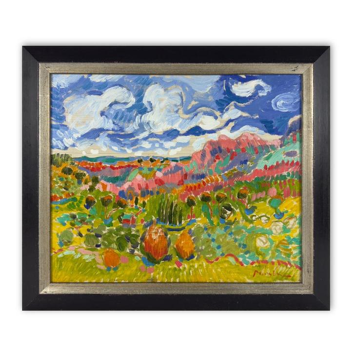 Uniek schilderij van Rob van Trier - 75 x 65 cm, Antiek en Kunst, Kunst | Schilderijen | Modern, Ophalen of Verzenden