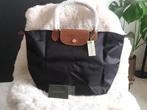 Longchamp tas maat L., Ophalen of Verzenden, Zo goed als nieuw, Zwart, Handtas
