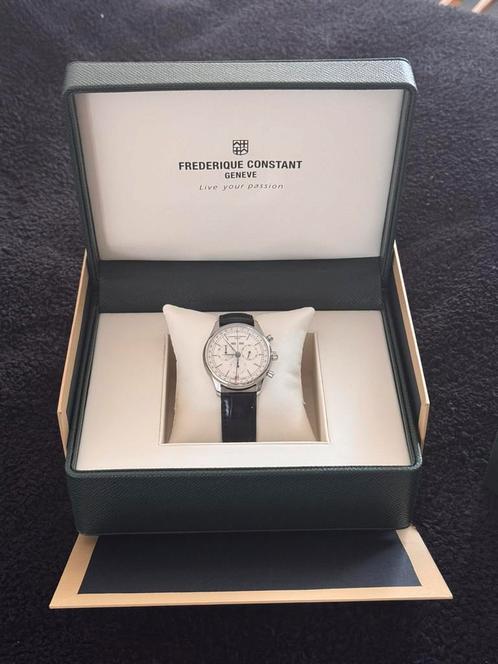 Frederique Constant FC-296SW5B6, Sieraden, Tassen en Uiterlijk, Horloges | Heren, Zo goed als nieuw, Overige merken, Staal, Leer