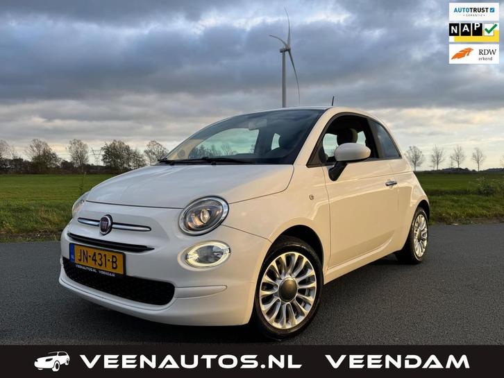 Fiat 500 0.9 TwinAir Turbo Popstar Airco Lichtmetaal LED NAP, Auto's, Fiat, Bedrijf, Te koop, ABS, Airbags, Airconditioning, Centrale vergrendeling