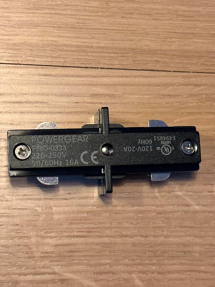 Powergear PRG-0333 Railconnector - Nieuw!, Doe-het-zelf en Verbouw, Elektra en Kabels, Nieuw, Overige typen, Ophalen of Verzenden